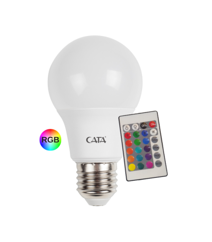 Cata | 9W RGB Uzaktan Kumandalı Led Ampul E27 Duy  ct-4058